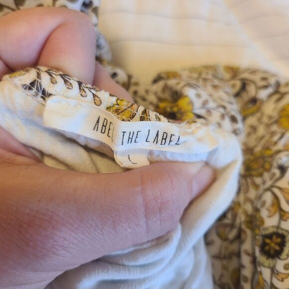 Abel the Label Floral Boho Dress Fits like Medium - Picture 3 of 11